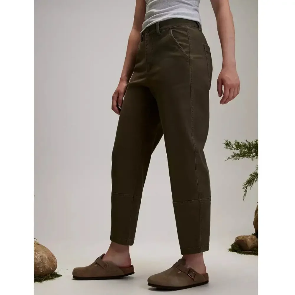 Alpine Design Women's Vintage Olive Barrel Pants Size 8